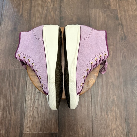 Converse Women’s PLATFORM Canvas NightShade Purple High Top Sneakers, Size: 9 - Picture 10 of 14
